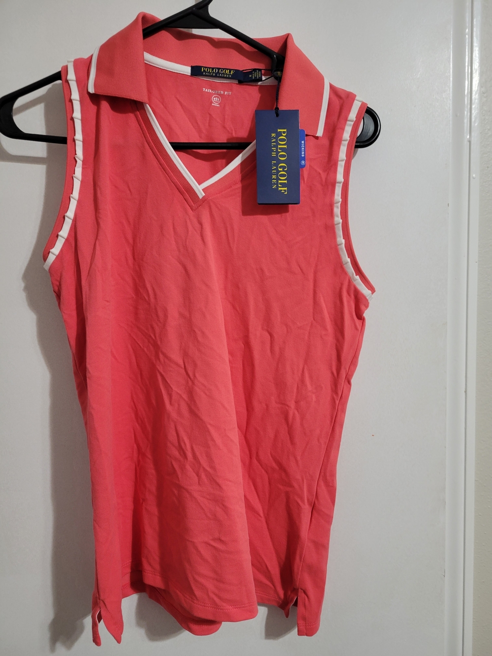 Women Golf Polo Sleeveless Top